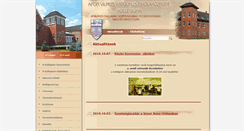 Desktop Screenshot of kollegium.aporisk.hu
