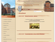 Tablet Screenshot of kollegium.aporisk.hu